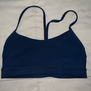 Lululemon Flow Y Sports Bra in Navy